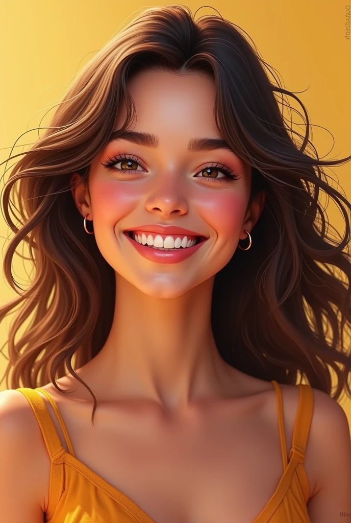 young woman smiling
