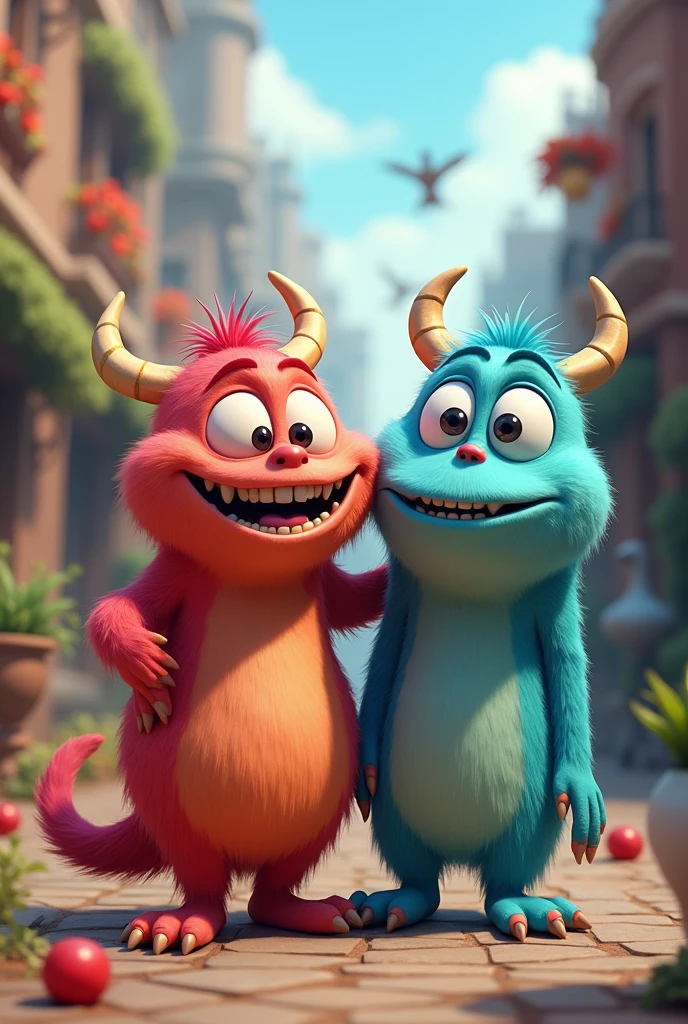 Create cute funny disney monsters