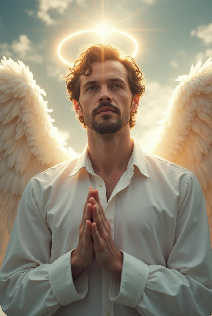 A man with inner angel
