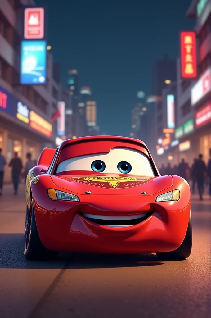 lightning mcqueen near to roberto dinamite