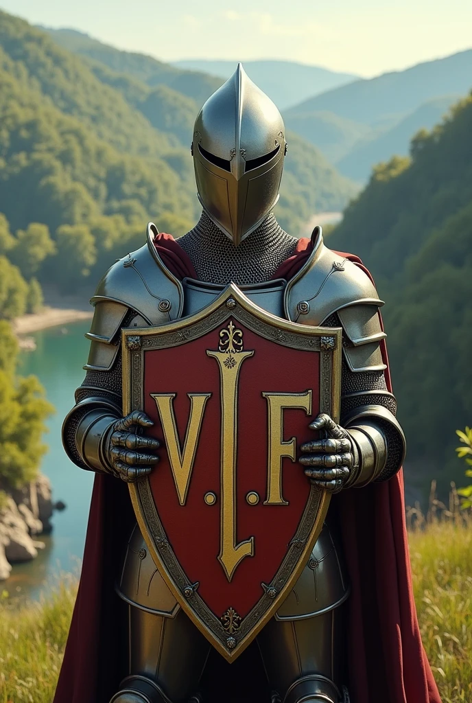 Shield with the letters V.L.f