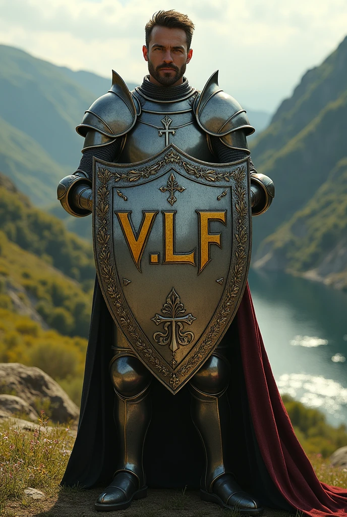 Shield with the letters V.L.f