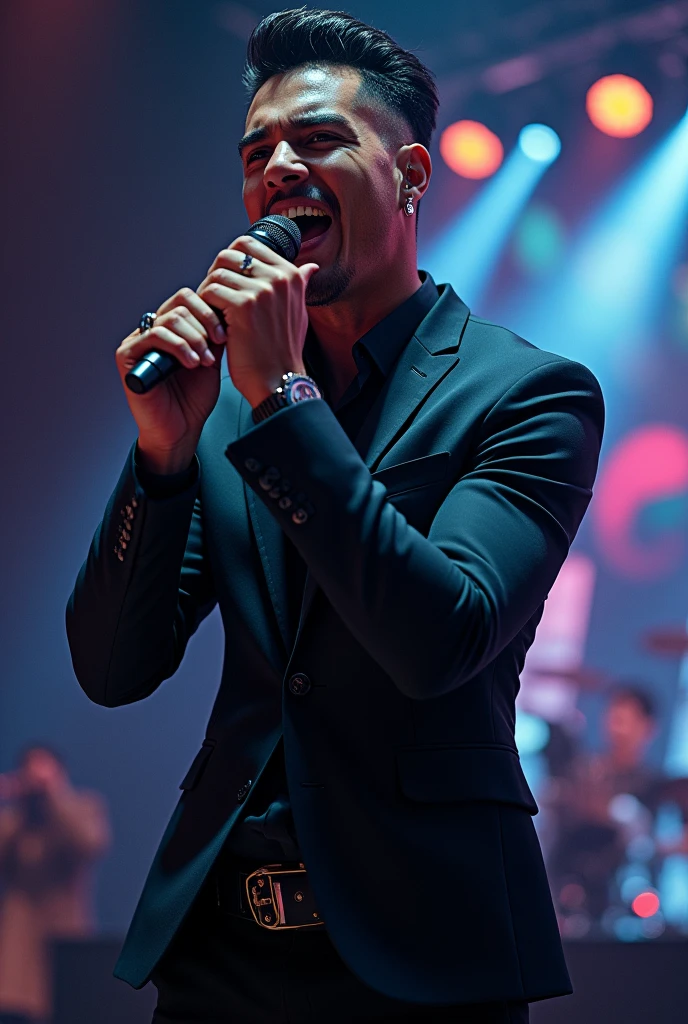 generates singer ryan castro from front
