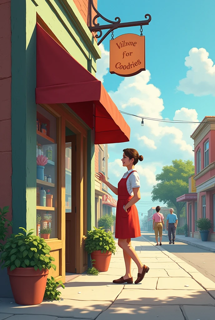 good morning, the store is now open.