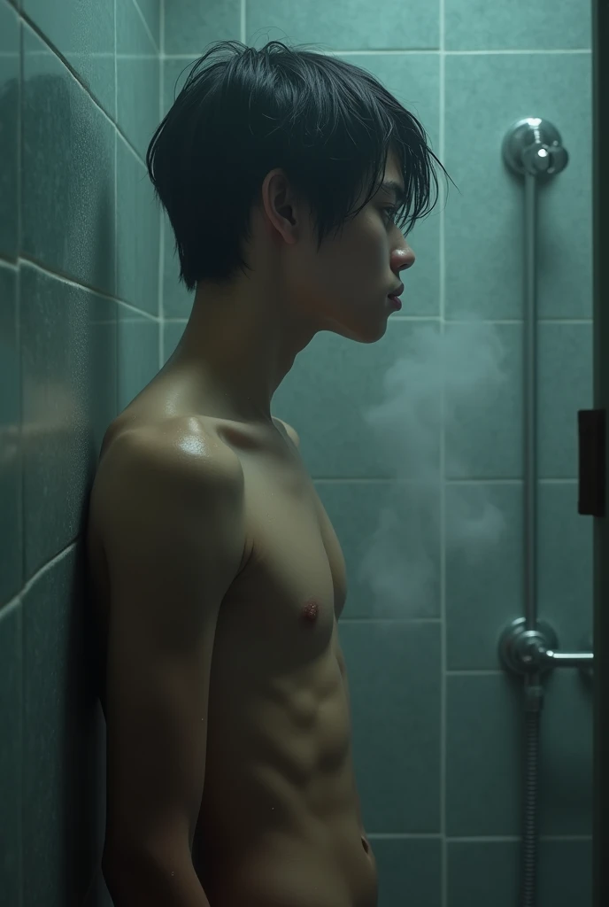 chico adolescente naked, naked, Sixteen, Bathroom, undress