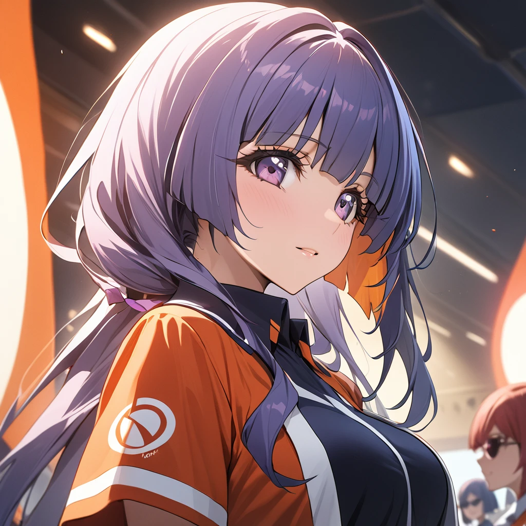 ((Highest quality)), ((masterpiece)), (detailed), (Perfect Face)、The woman is Reika Aoki, a member of the Flare Gang, with semi-long hair.、The woman is a loyal Team Flare underling who wears a Team Flare underling outfit, has a Team Flare hairstyle, and wears Team Flare tinted sunglasses.、The woman works for the leader of Team Flare.