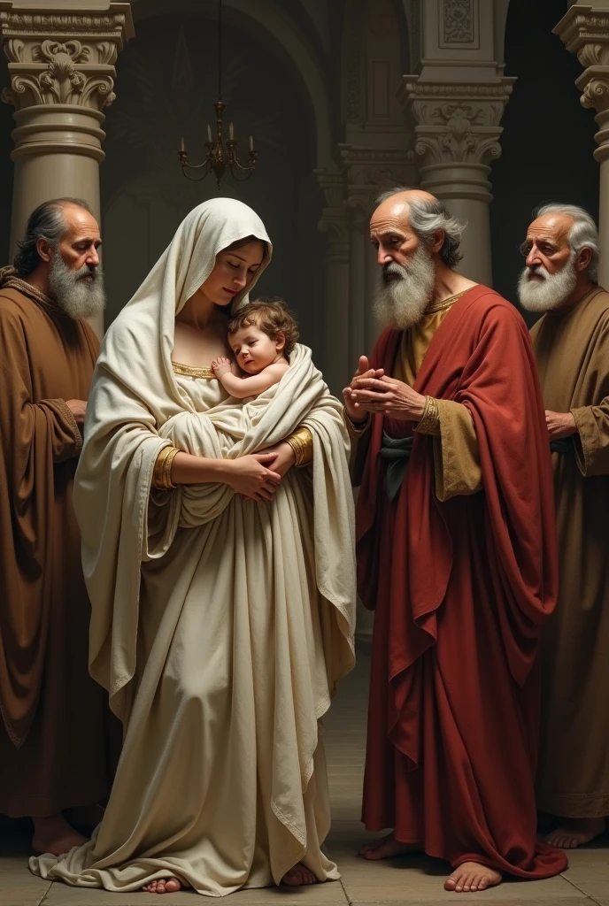 The Presentation of the Lord in the Temple with Simeon and Anna