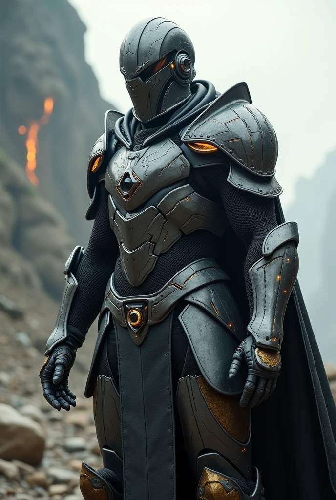 Futuristic medieval armor