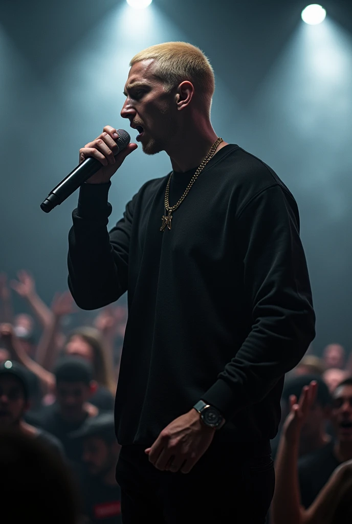 Eminem rapping