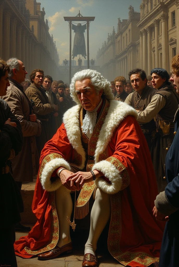King Louis XVI in the beheaded