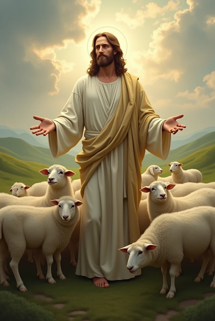 Jesus with seeps