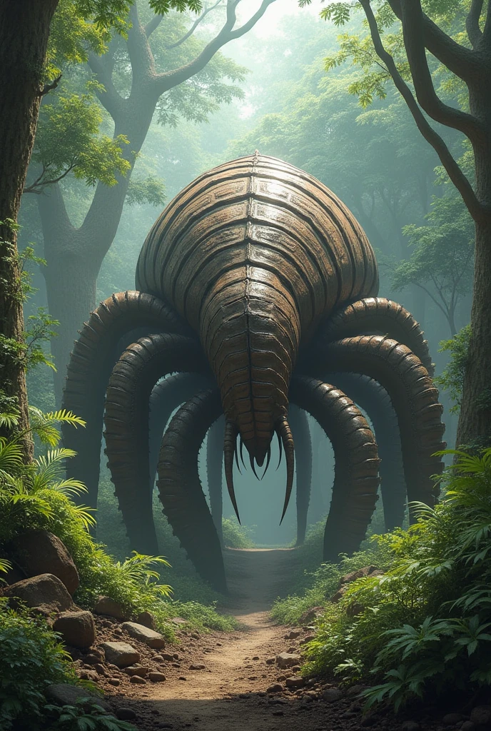 arthropleura en el carbonifero