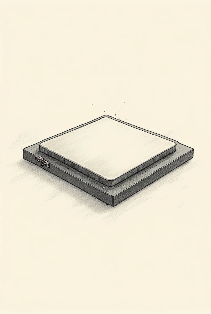 make a normal small desktop cpu that looks like a drawing