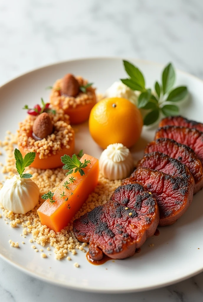 create an image to place in profile on food, without having people