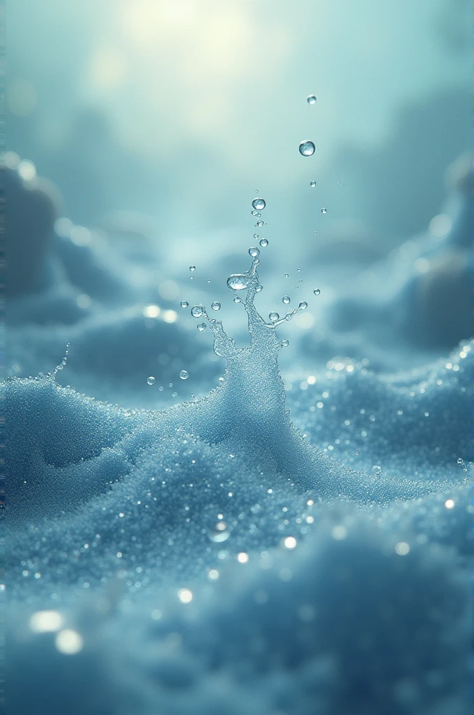 Particles of a liquid