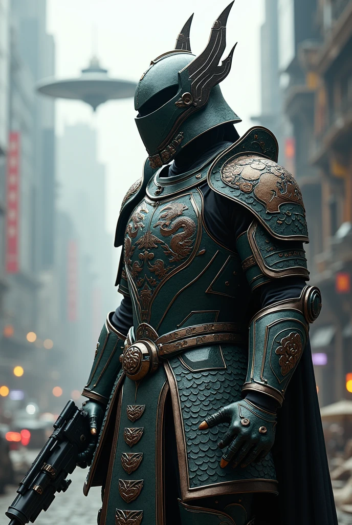 Futuristic Chinese Medieval Armor 