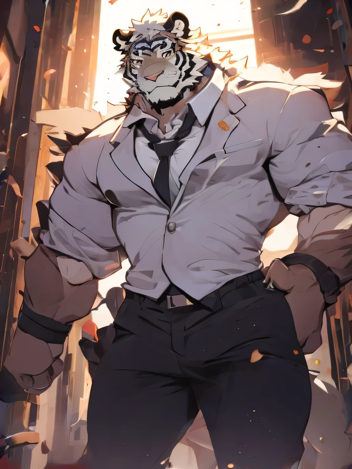 Office Workers,Standing,Muscle fullness,Strong body,Big Bag,For the audience