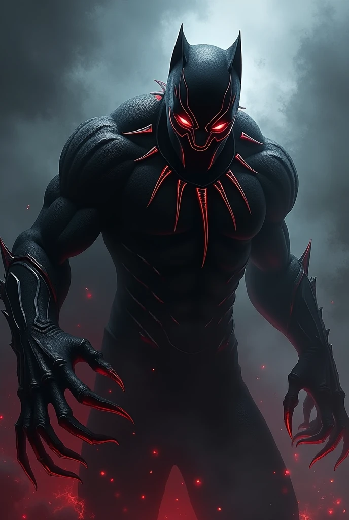 Black panther wallpaper of evil