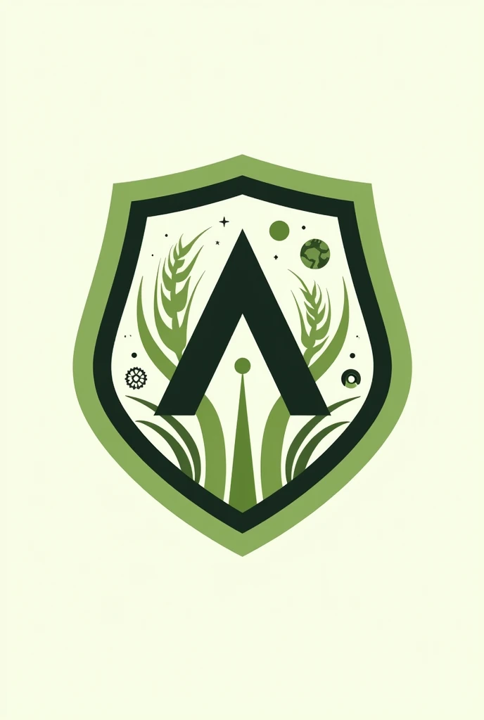 I want to create my company logo, It is a financial company for the field.
I want you to add the following items:
- A letter "A"
- Agricultural symbols.
- Light Green and Black Color.
- Planet Earth.
- Technology.
- On a shield or circle to give a sense of protection.