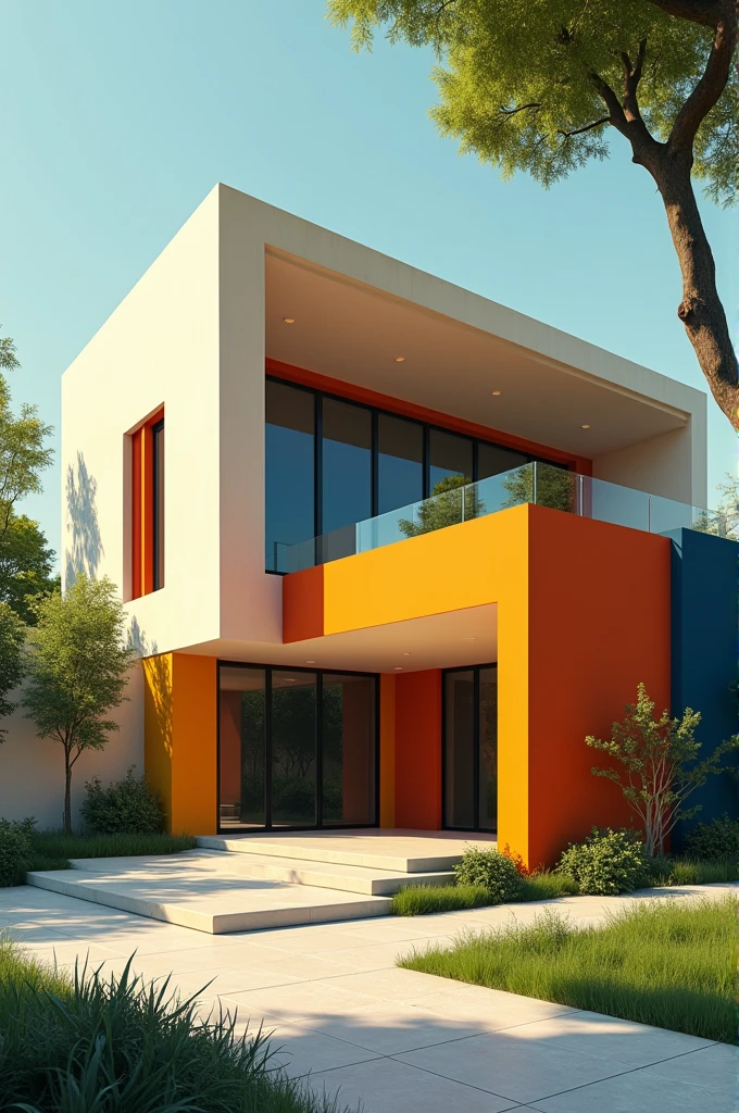 House with neoplasticism