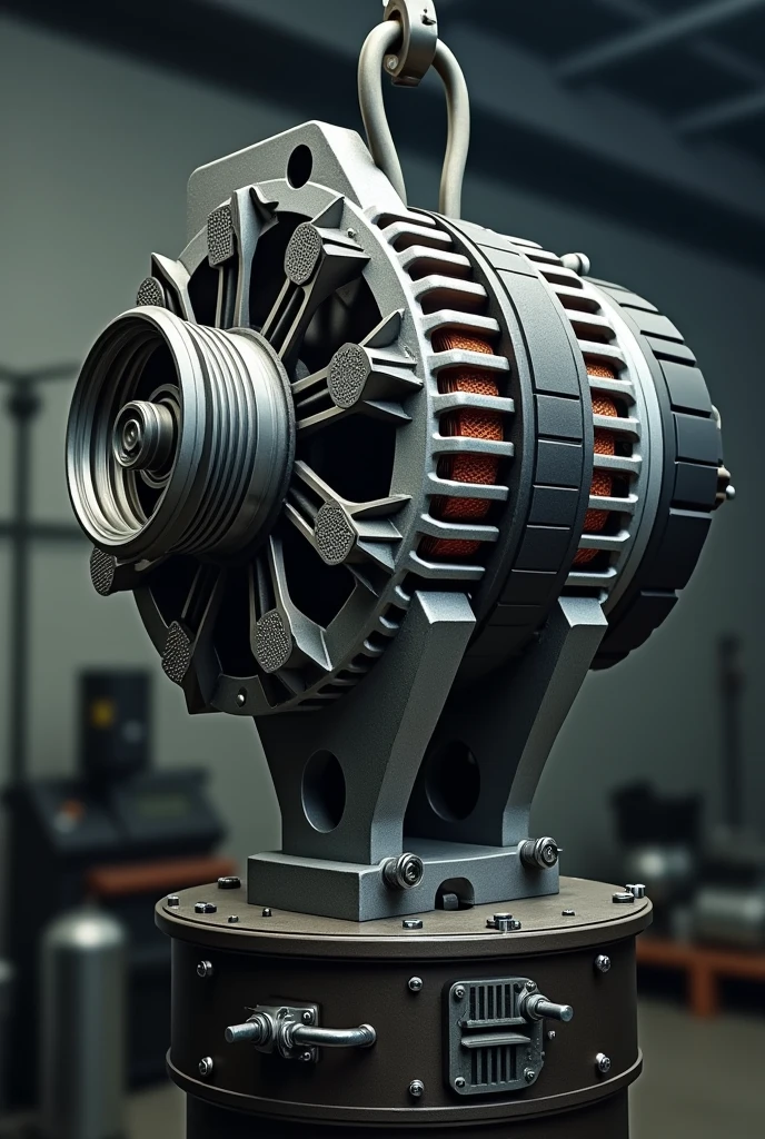 GENERATES AN ALTERNATOR OVER A START