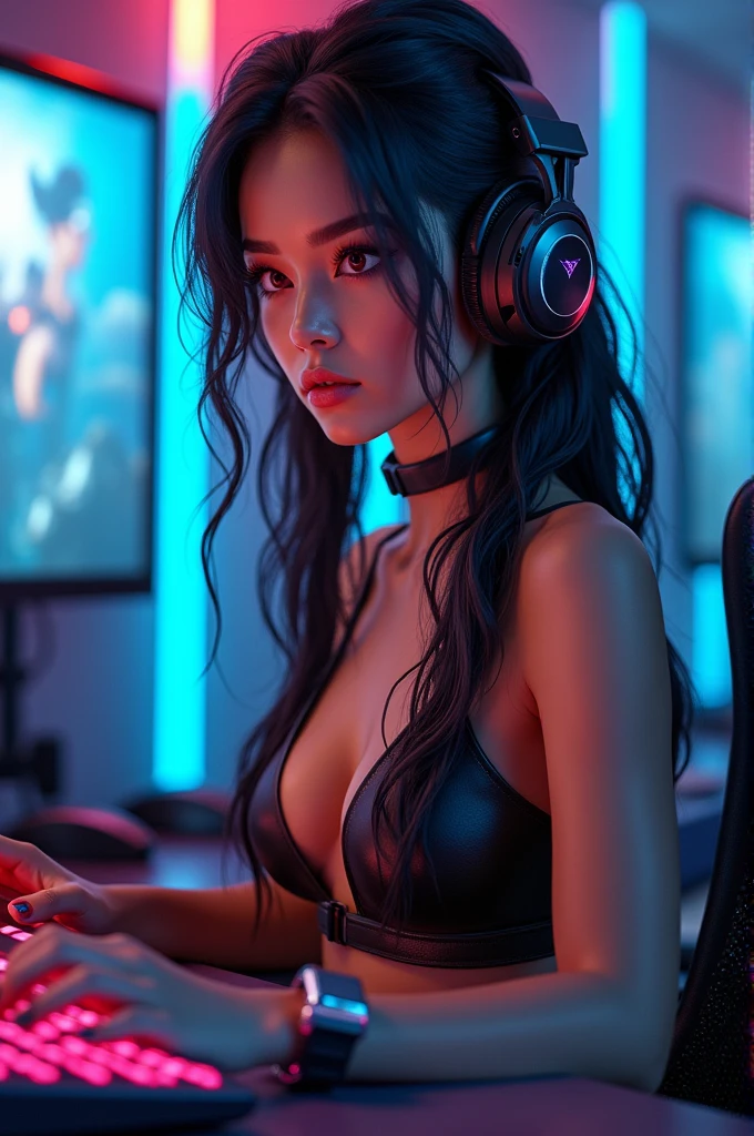 Create a gamer girl