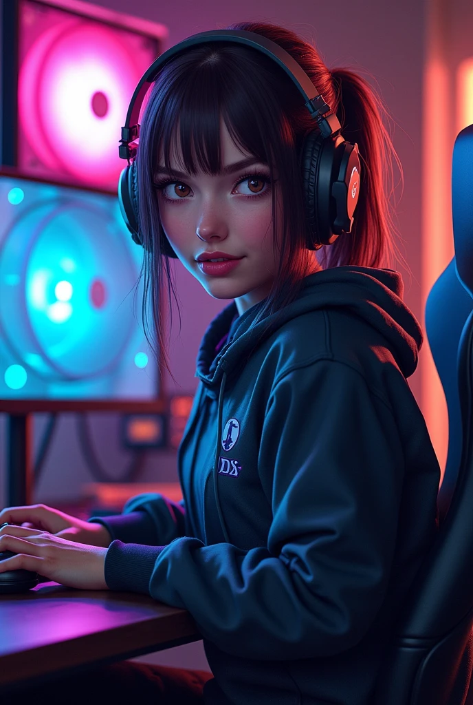 Create a gamer girl another one