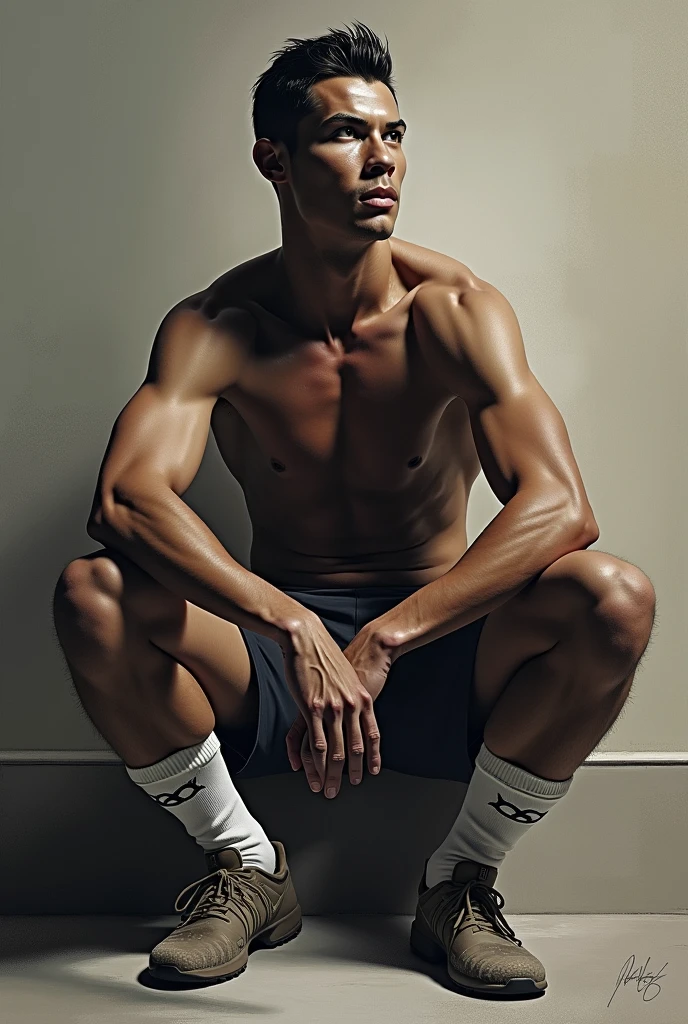 you have cristiano ronaldo sitting