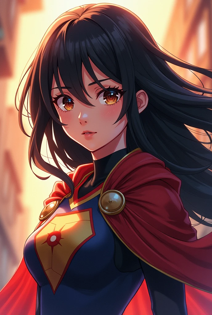 my hero academia anime brunette girl black hair brown eyes