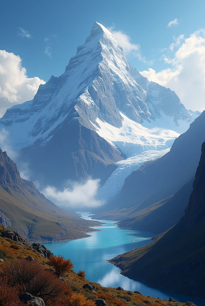 Illimani Snowcapped Mountain Bolivia