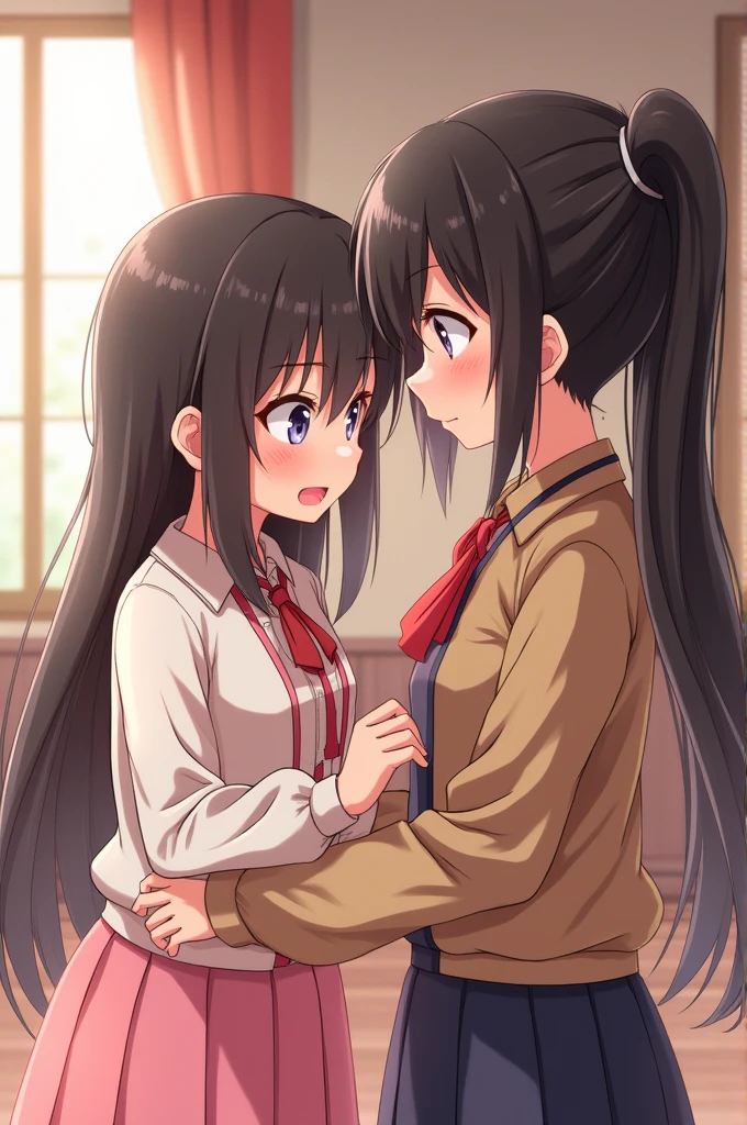 Anime hentai kid and mother