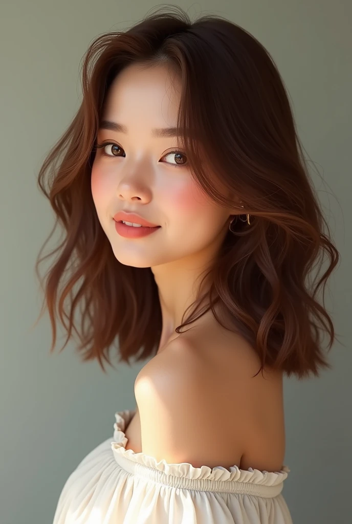 a 20 year old brunette woman