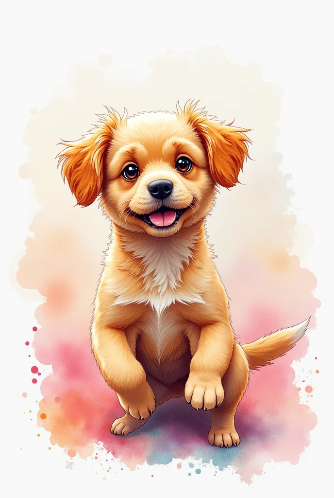 Watercolor dog、