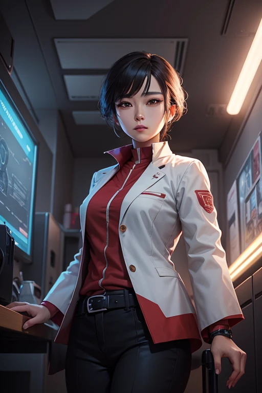 illustration of Cheon Yeo-Woon, the protagonist of *Nano Machine