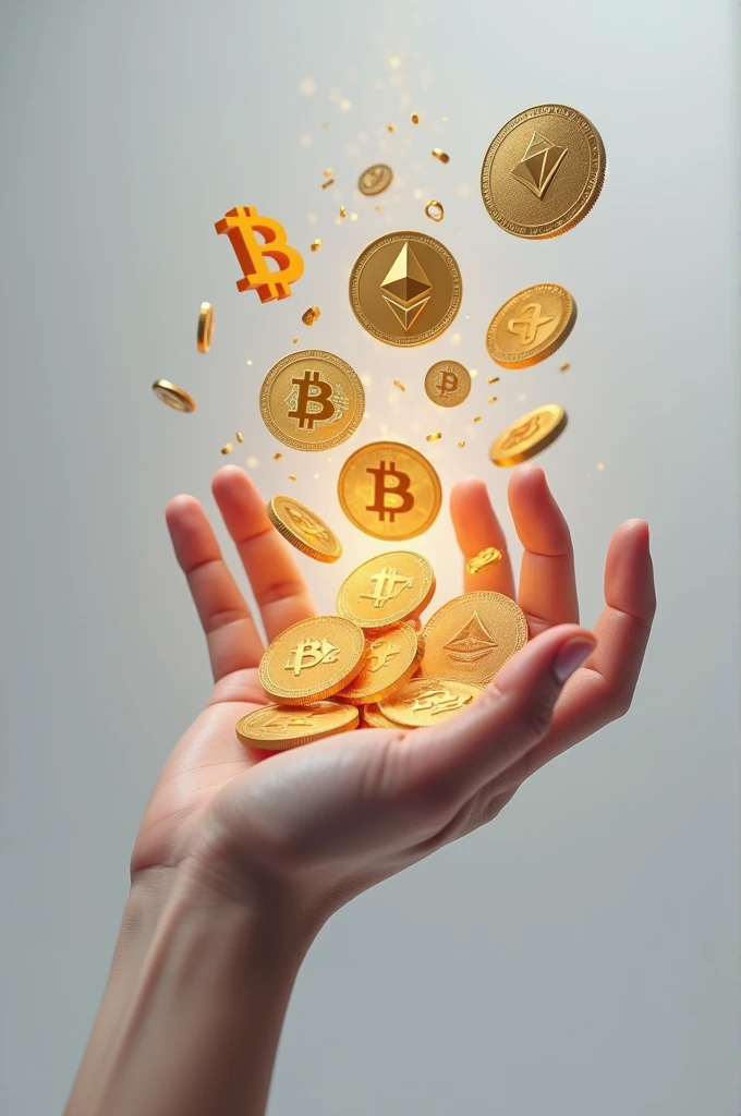 Cryptocurrencies in one hand