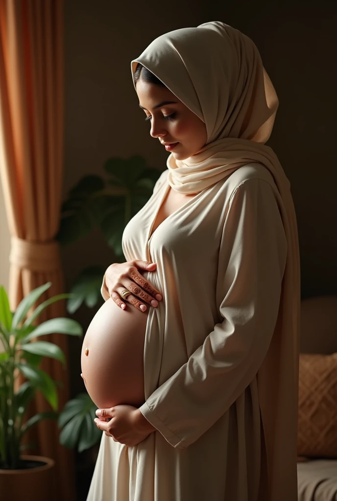 Pregant muslim woman