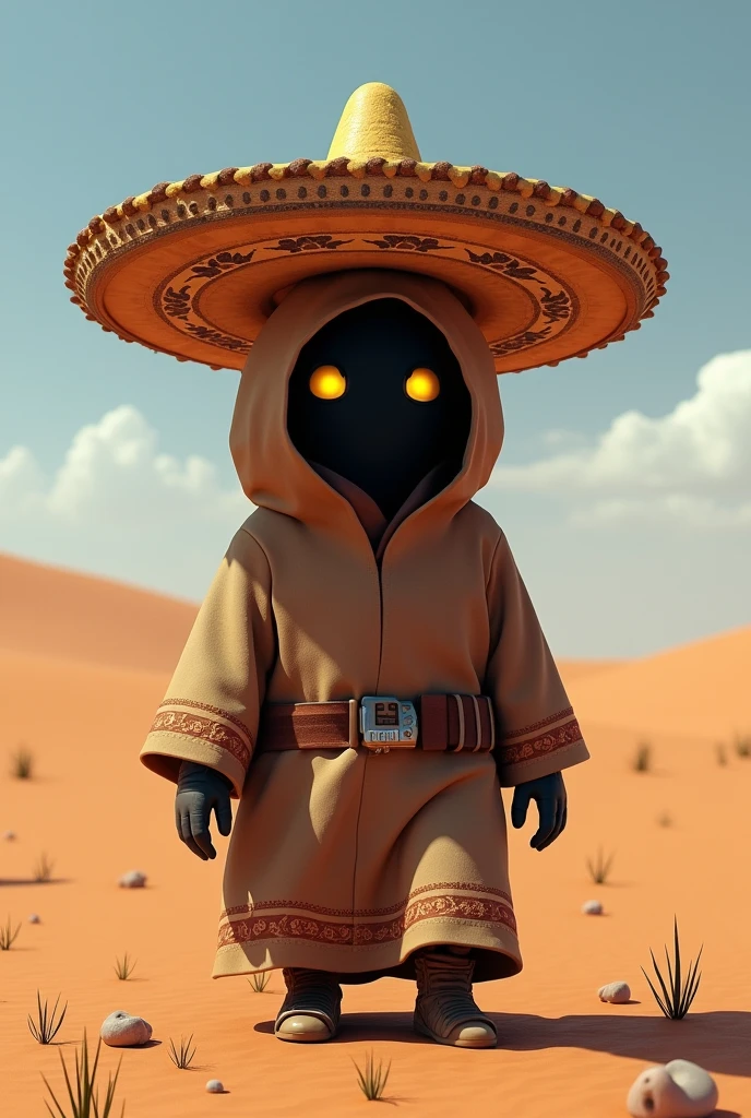 Jawa wearing Mexican Sombrero