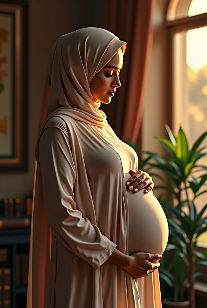 Pregant muslim woman