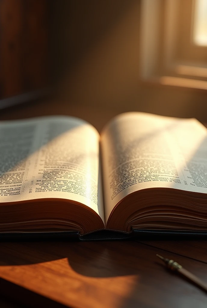 Notebook cover with open bible