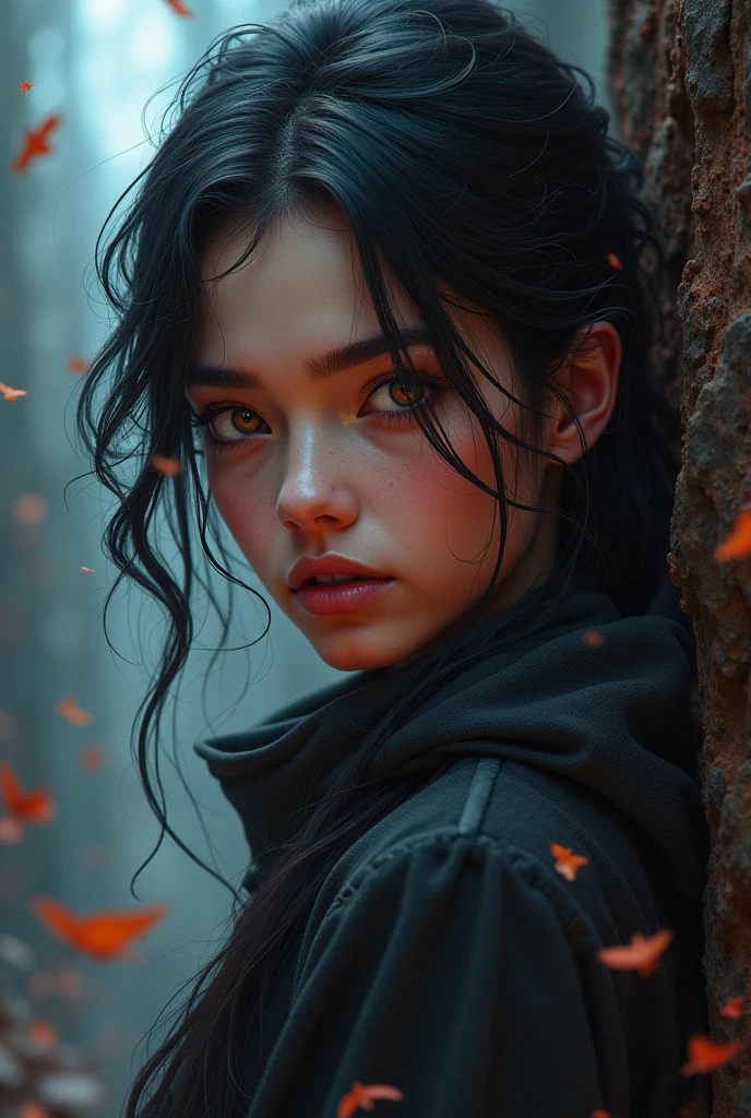 hyperrealistic digital painting by J. Scott Campbell and Jeremiah Ketner and Thomas Saliot, shallow depth of field