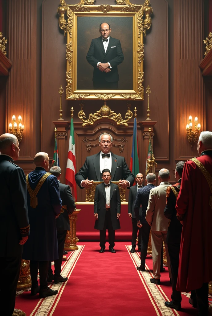 CAN YOU HELP ME CREATE AN IMAGE OF THE TYPE OF GOVERNMENT OF THE COUNTRY OF ITALY WHICH IS A PARLIAMENTARY REGIME?