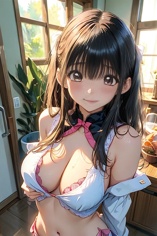 One girl,alone,Are standing,Cowboy Shot,Pussy, Fully naked body、
Stomach, chestの谷間カットアウト, Crotch cutout、, chestの下の切り抜き,
Arms at your sides, indoor, doorway, Bare arms, large chest, chest, Long Hair, Embarrassing, blush, shy,(Crying face)、Fully visible insertion
