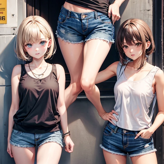 Shorts juvenile Tank top hoodie jeans