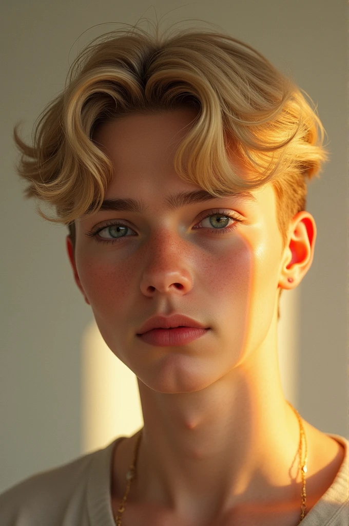 Young blond man