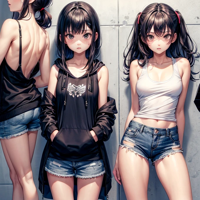 Shorts　juvenile　Tank top　hoodie　jeans