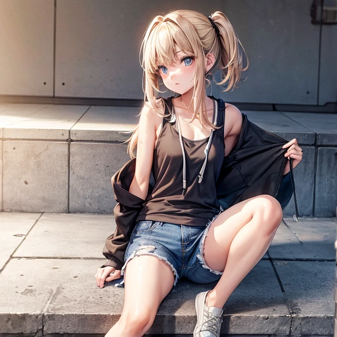 Shorts juvenile Tank top hoodie jeans