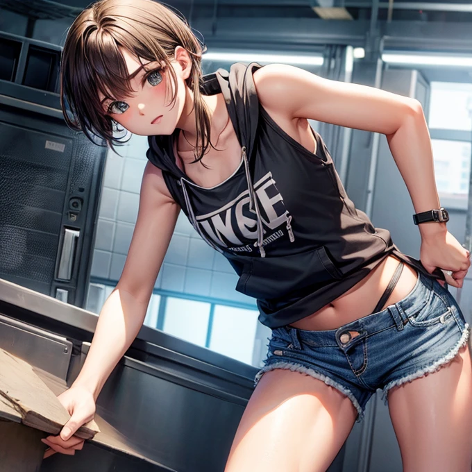Shorts juvenile Tank top hoodie jeans