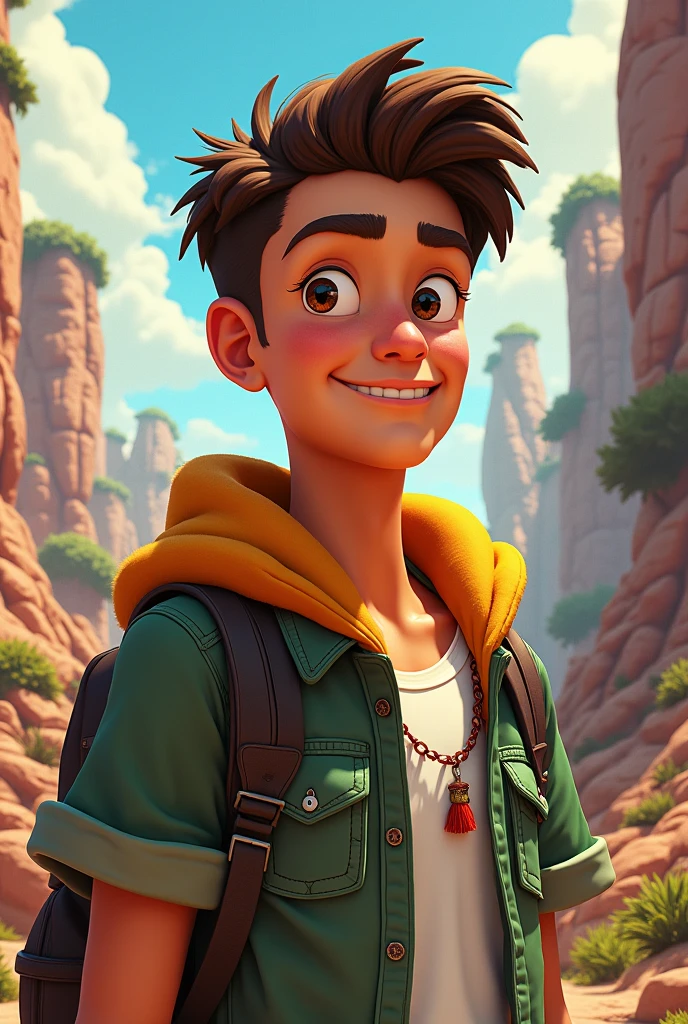 Teenager named Johan with the Collote from the Loony Tuns