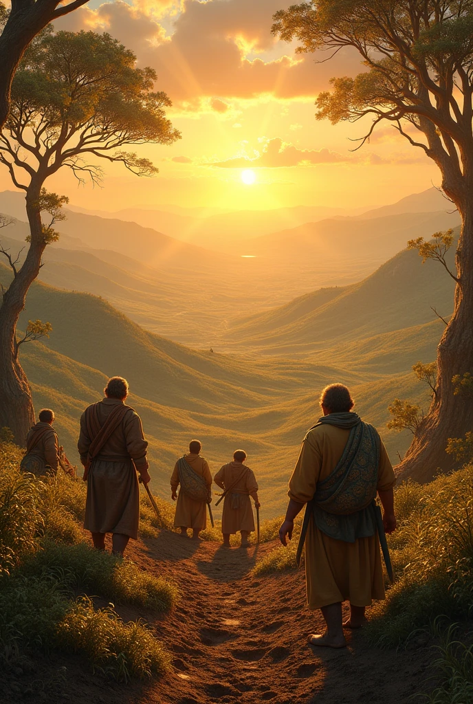 gold and land
