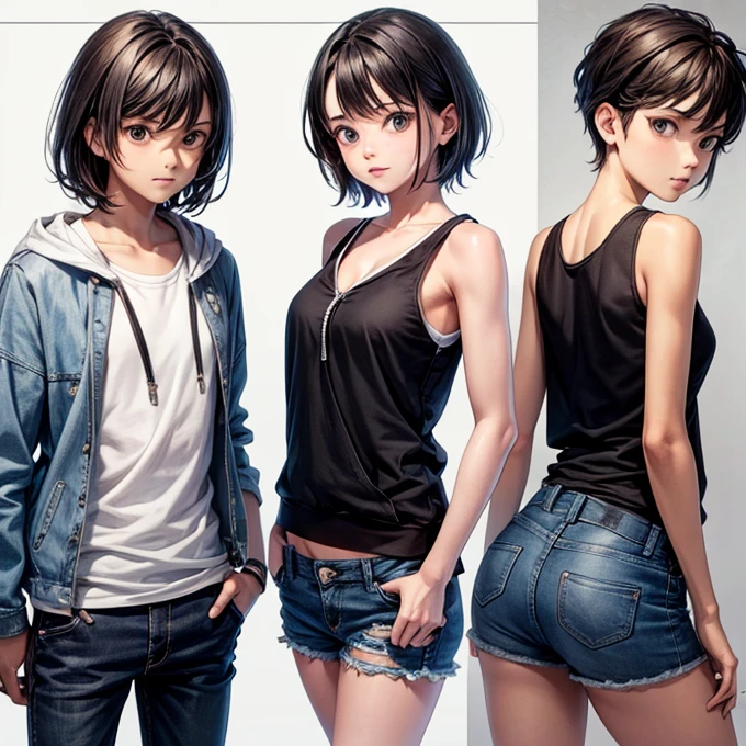 Shorts juvenile Tank top hoodie jeans